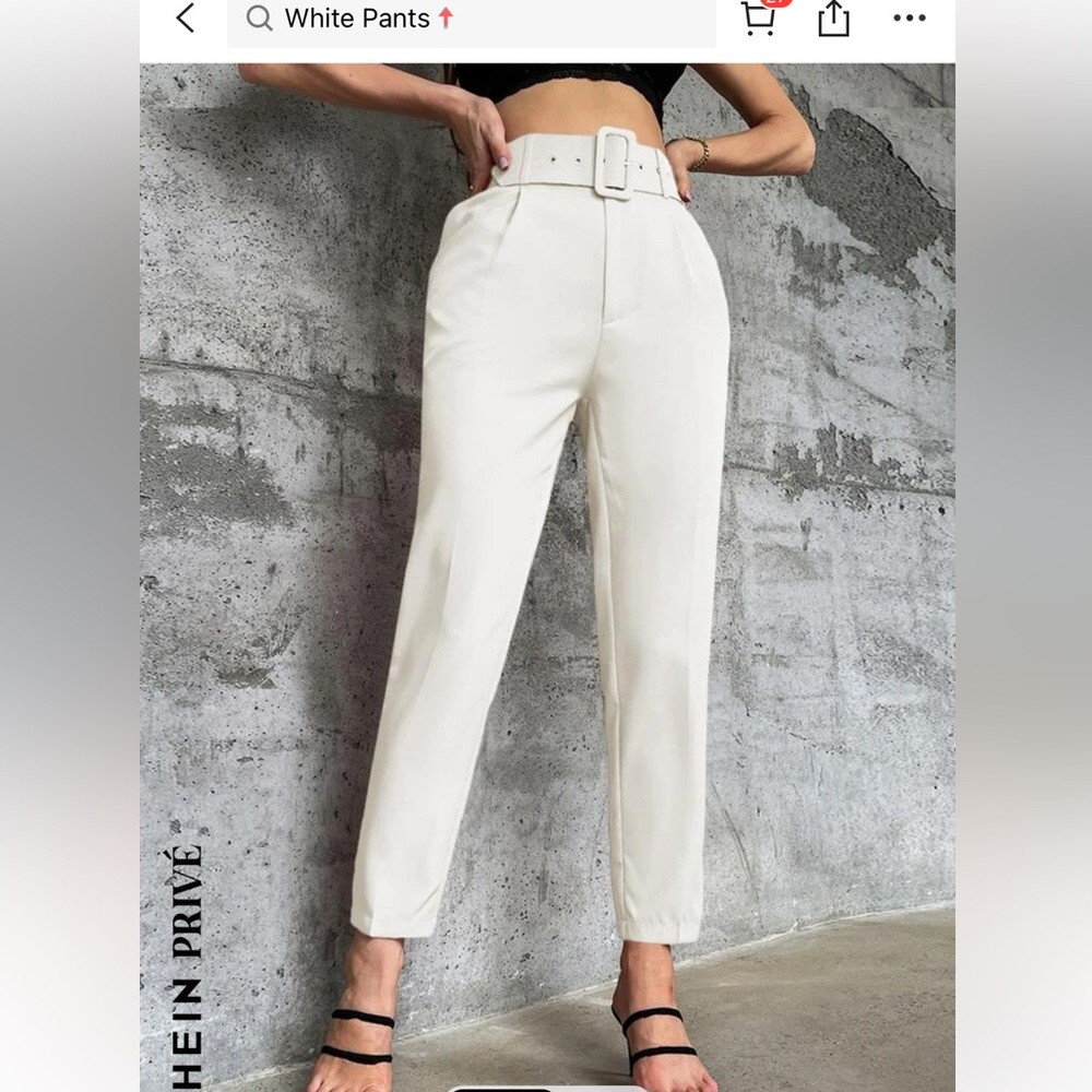 shein white pants size small